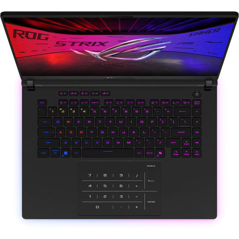 Laptop Gaming ASUS ROG STRIX SCAR 16, 16 inch, 2.5K, Intel® Core™ Ultra 9 275HX (36M Cache, up to 5.40 GHz), 64GB DDR5, 2TB SSD, GeForce RTX 5090 24GB, No OS, Negru (INT Keyboard)