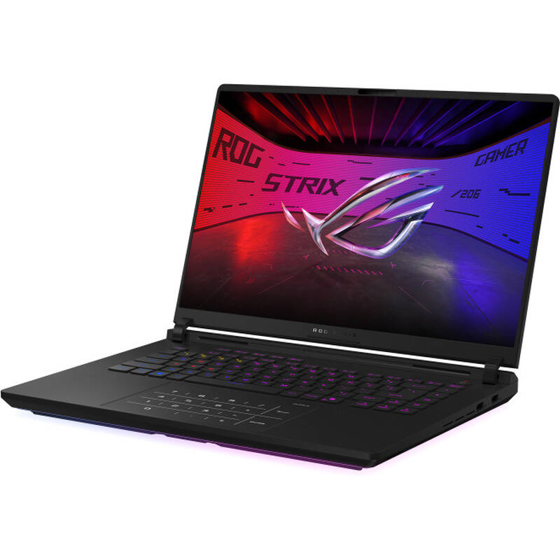 Laptop Gaming ASUS ROG STRIX SCAR 16, 16 inch, 2.5K, Intel® Core™ Ultra 9 275HX (36M Cache, up to 5.40 GHz), 64GB DDR5, 2TB SSD, GeForce RTX 5090 24GB, No OS, Negru (INT Keyboard)