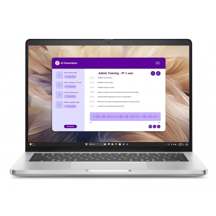 Laptop Dell Pro 14 Plus, 14 inch 1920 x 1200, Intel 236V 8 C / 8 T, 2.1 GHz - 4.7 GHz, 8 MB cache, 16 GB LPDDR5X, 512 GB SSD, Intel Arc Graphics, Windows 11 Pro, Gri