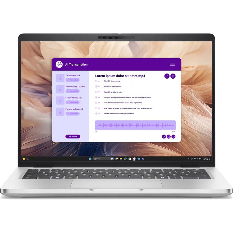 Laptop DELL 14'' Pro 14 Plus PB14250 2-in-1, FHD+ Touch, Procesor Intel® Core™ Ultra 7 268V (12M Cache, up to 5.00 GHz), 32GB LPDDR5X, 1TB SSD, Intel Arc 140V, Win 11 Pro, 3Y ProSupport