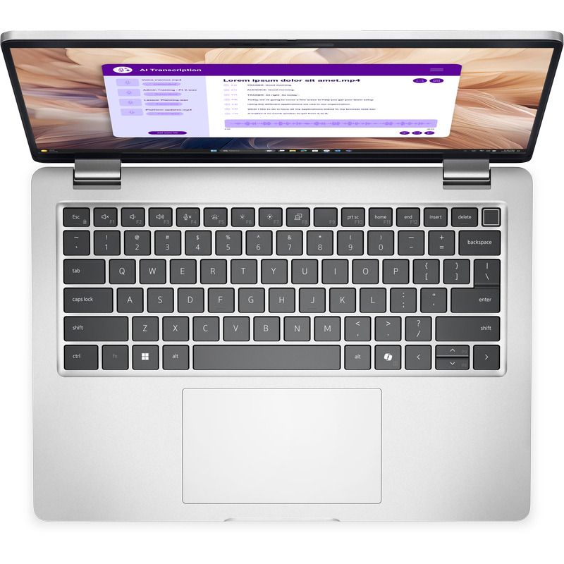 Laptop DELL 14'' Pro 14 Plus PB14250 2-in-1, FHD+ Touch, Procesor Intel® Core™ Ultra 7 268V (12M Cache, up to 5.00 GHz), 32GB LPDDR5X, 1TB SSD, Intel Arc 140V, Win 11 Pro, 3Y ProSupport