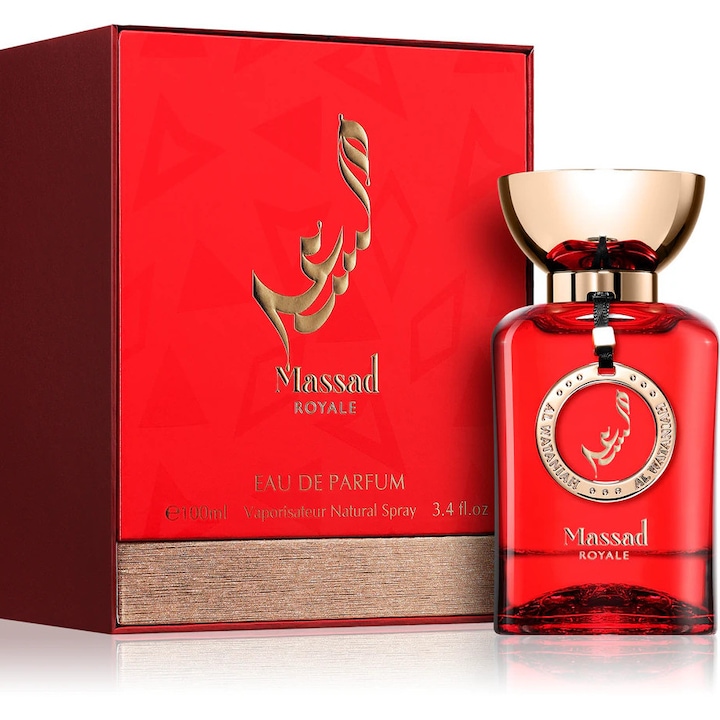 Apa de parfum Al Wataniah Massad Royale, pentru barbati, 100 ml