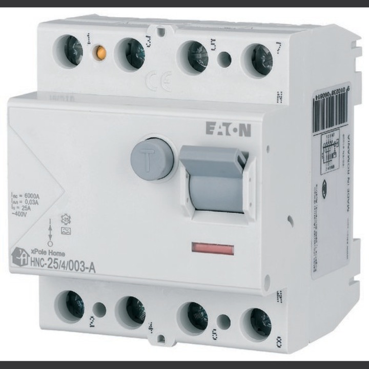 Dispozitiv de protectie diferentiala 6kA tip A Eaton