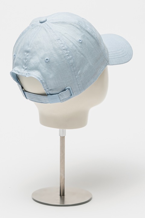 Tommy Hilfiger, Sapca ajustabila din in, Albastru glaciar