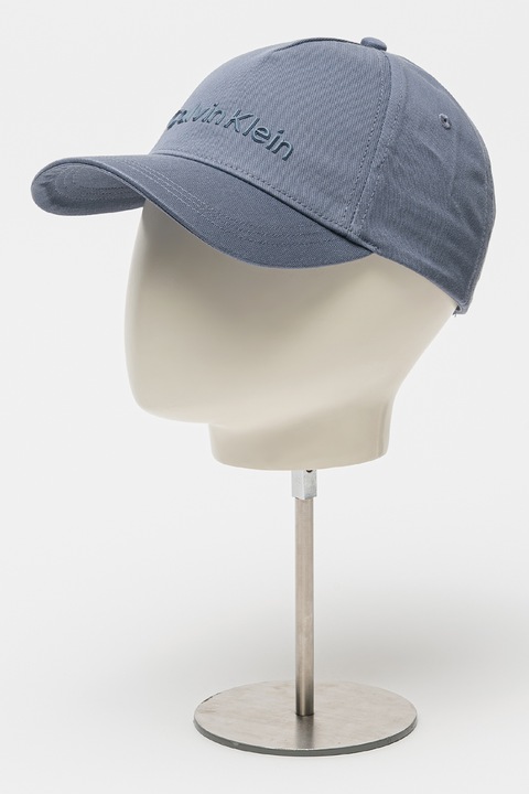 CALVIN KLEIN, Sapca baseball din bumbac organic, Petrol
