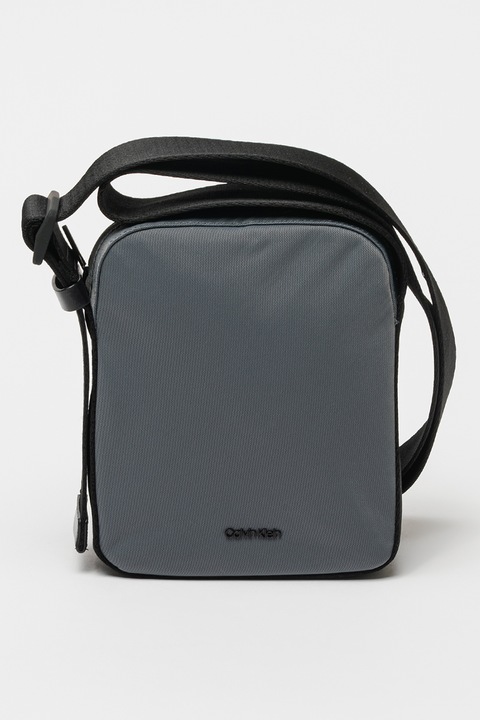 CALVIN KLEIN, Keresztpántos táska logós részlettel, Drapp