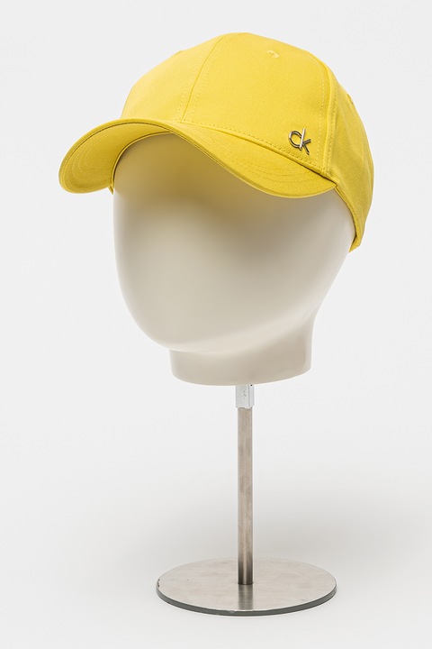 CALVIN KLEIN, Sapca baseball cu logo metalic, Verde fistic