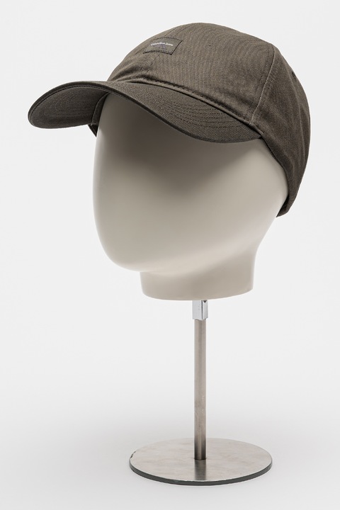 CALVIN KLEIN JEANS, Sapca baseball cu aplicatie logo, Gri inchis