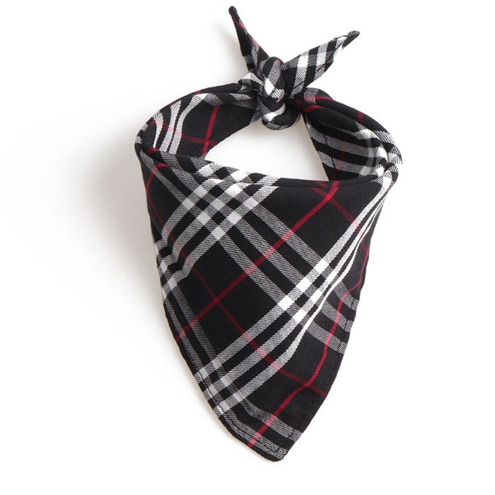 Bandana pentru caini, bavete triunghiulare din bumbac lavabile, esarfa pentru caini, pisici, animale de companie, esarfa reglabila, accesorii
