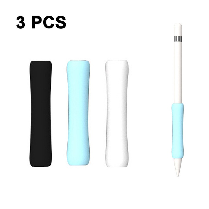 Set 3 suporturi ergonomice silicon, HERUSI, multicolor, universal, marime unica