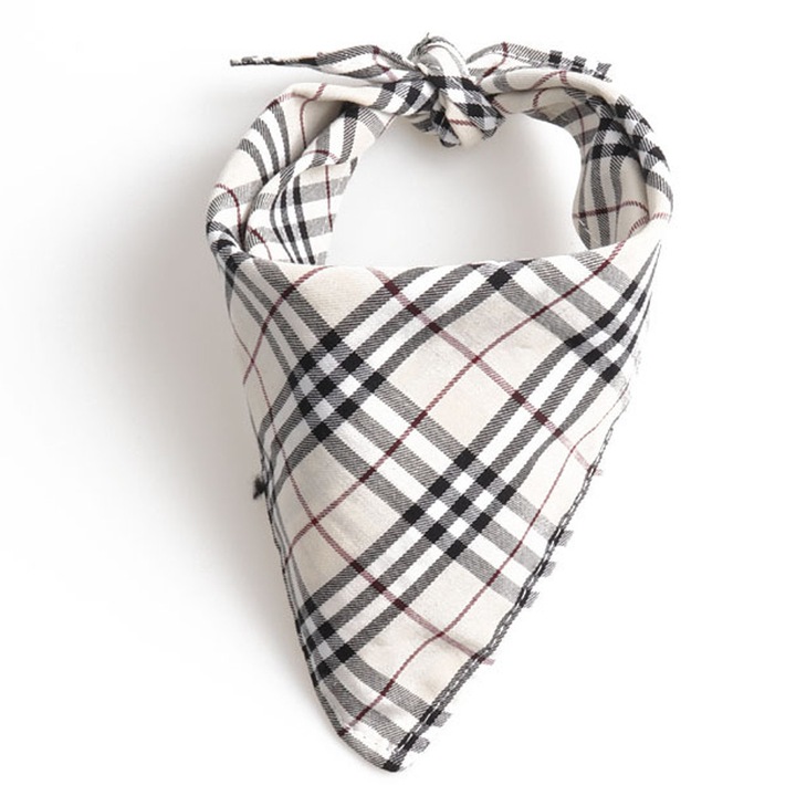 Bandana pentru caini, bavete triunghiulare din bumbac lavabile, esarfa pentru caini, pisici, animale de companie, esarfa reglabila, accesorii