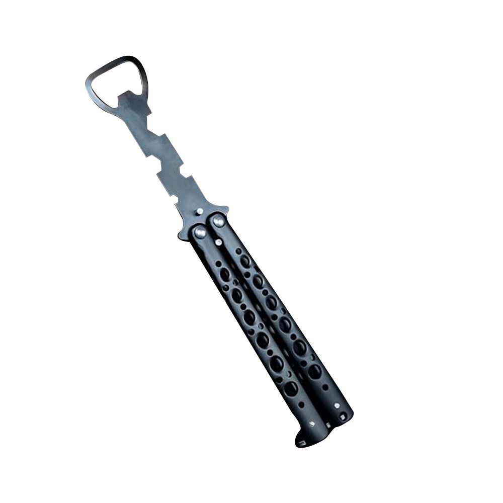 Tirbuson multifunctional fluture negru inox 15x3cm - eMAG.ro