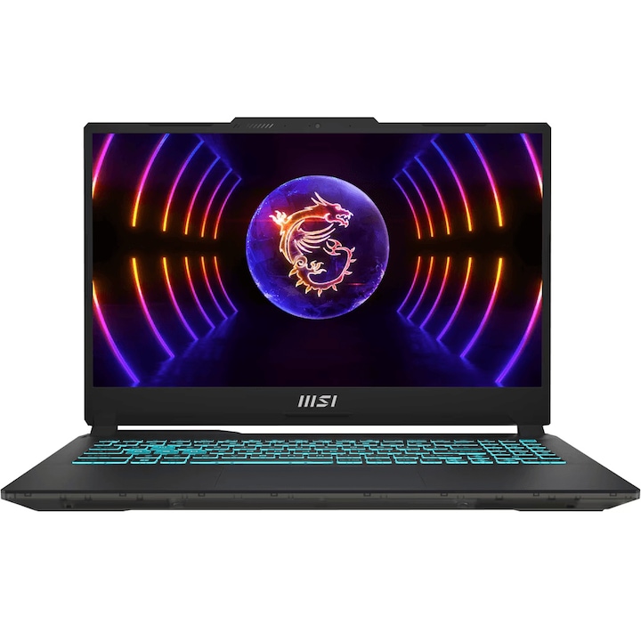 MSI Gaming Cyborg 15 A13VF-1608XRO laptop, 15.6" FHD (1920x1080), 144Hz, IPS-szintű, Intel® Core™ i5-13420H, 8C (4P + 4E) / 12T, P-core 2.1 / 4.6GHz, E-core 1.5 / 3.4GHz, 12MB, dedikált videó NVIDIA GeForce RTX 4060 Laptop GPU 8GB GDDR6, RAM DDR5 8GB*2
