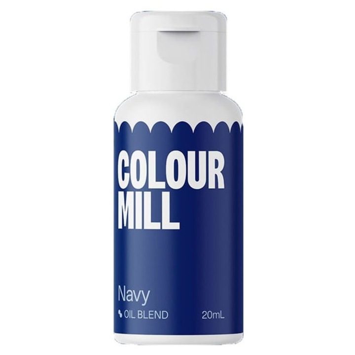Colour Mill olaj alapú ételfesték, sötétkék, 20ml