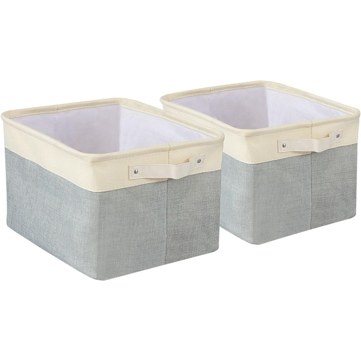 Сгъваеми кошници за съхранение, многофункционални органайзери. Кошница за съхранение от плат за домашен декор. Лесна за почистване, големи кошници за съхранение. Кошници за съхранение от плат за организиране на дрехи, играчки, книги.