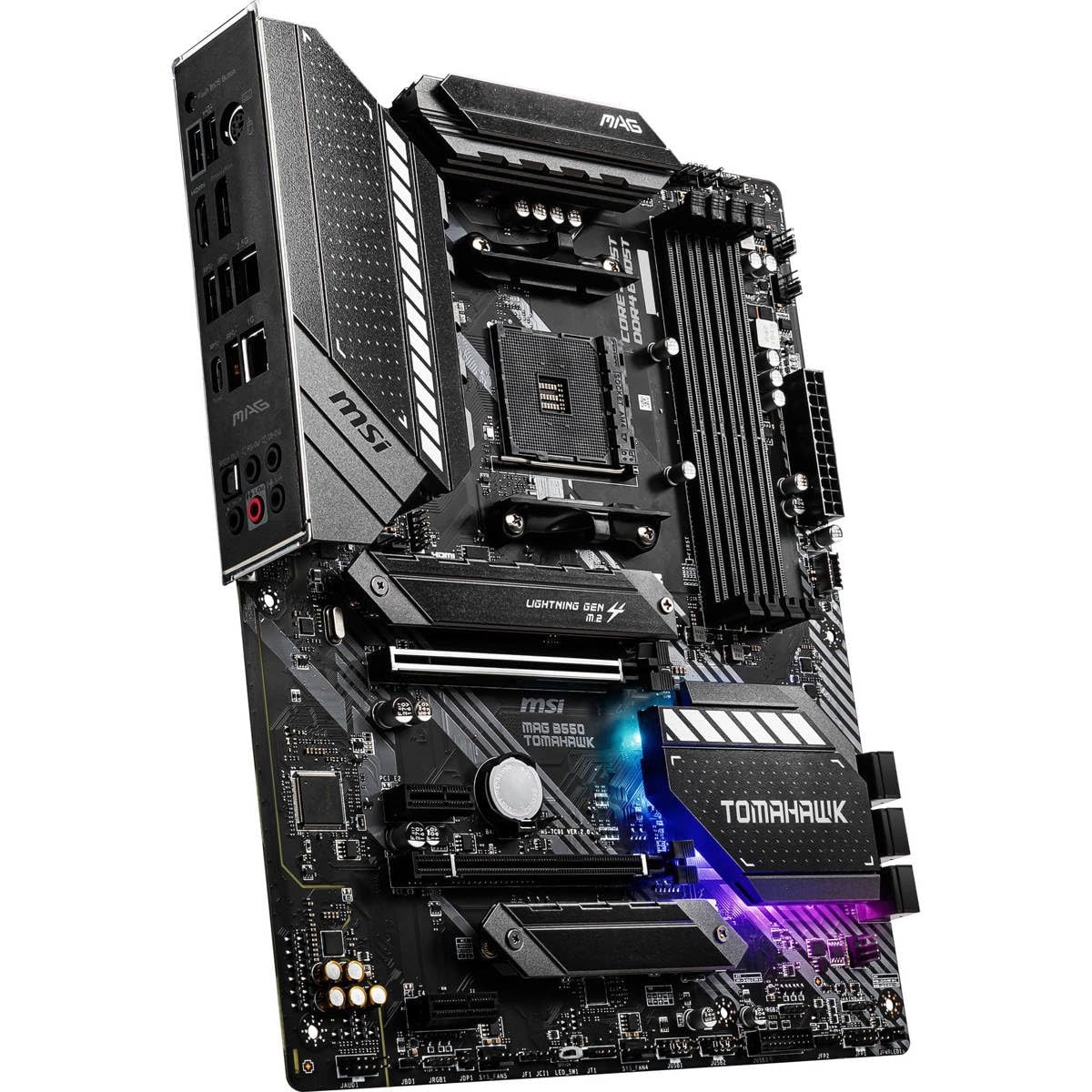 Placa De Baza Msi Mag B550 Tomahawk Gaming (Amd Am4, Ddr4, Pcie