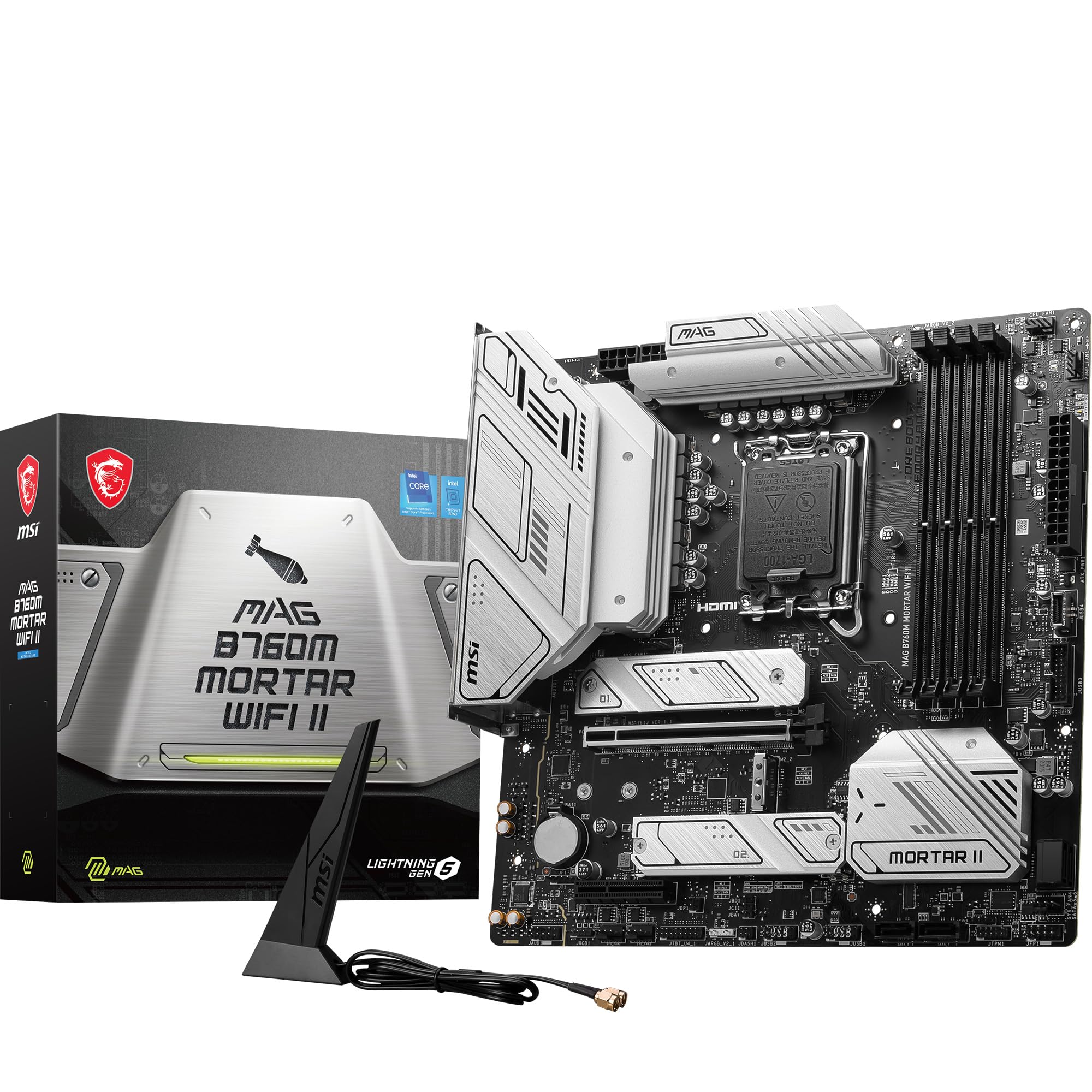 Placa De Baza Msi Mag B760M Mortar Wifi Ii, Matx - Suporta