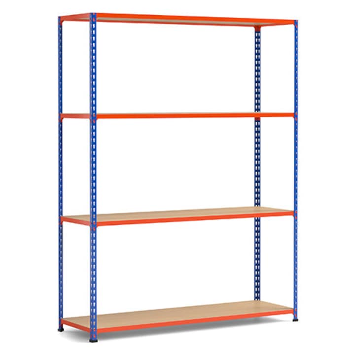 Raft metalic REGAMA 2438x742x742mm 4 polite, 427kg capacitate, montaj simplu