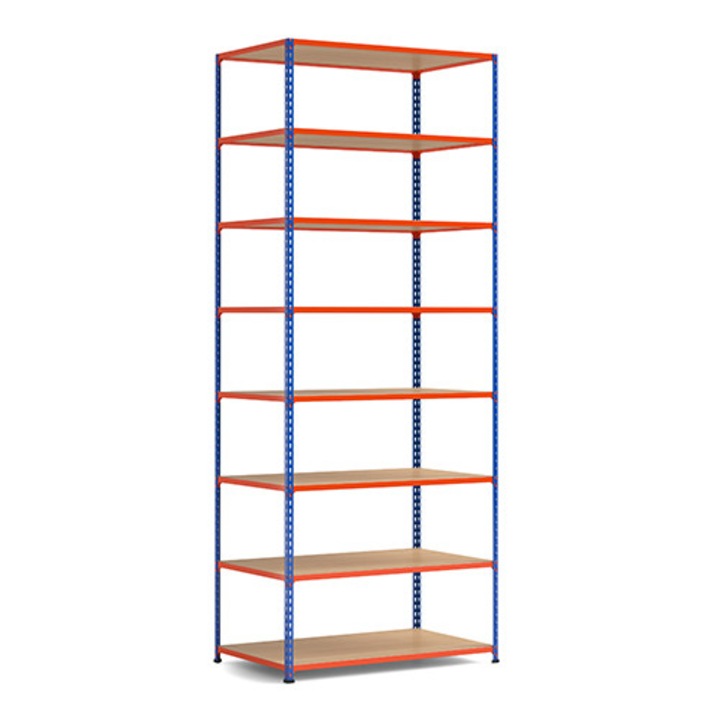 Raft magazin REGAMA 3048x620x925mm 8 polite, 220kg capacitate, montaj usor, vopsea rezistenta