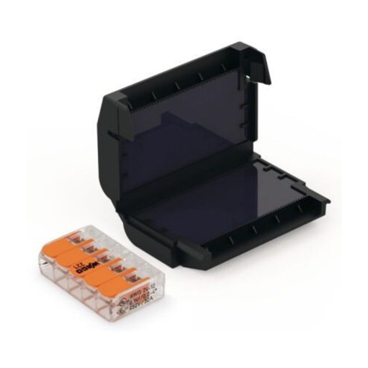 Cutie derivatie cu gel Cellpack pentru conectori 221-415, IP X8, rezistenta la UV