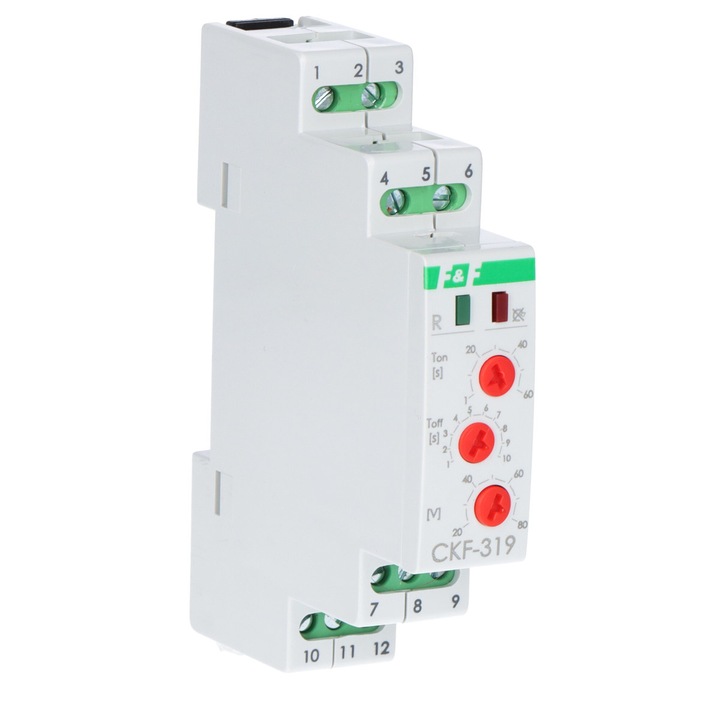 Fáziskimaradás-szekvencia érzékelő, F&F, mikroprocesszorral, CKF-319-TRMS