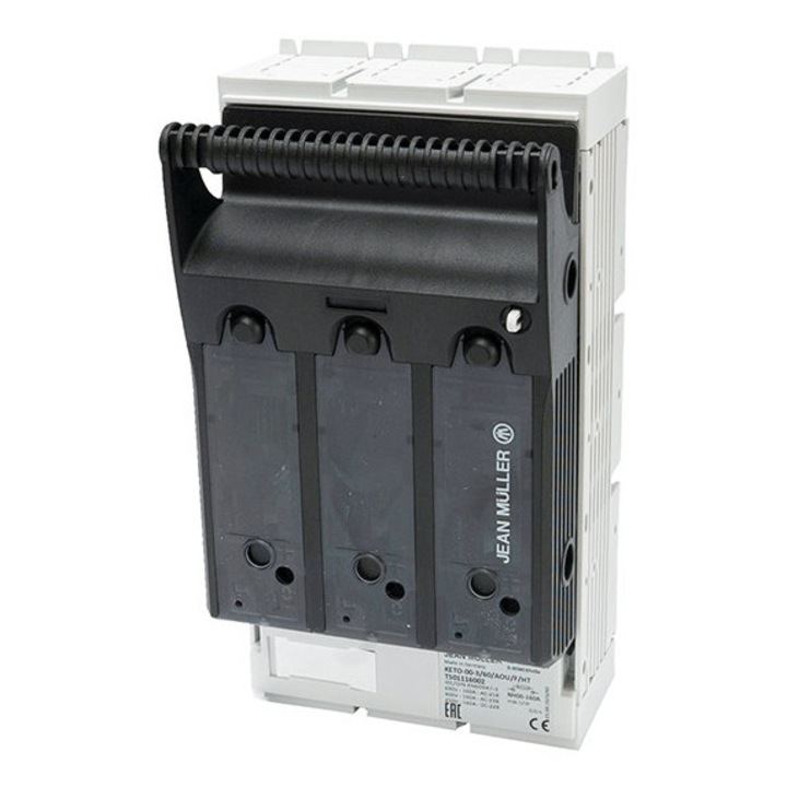 Intrerupator cu sigurante Jean Mueller KETO, Negru / Alb