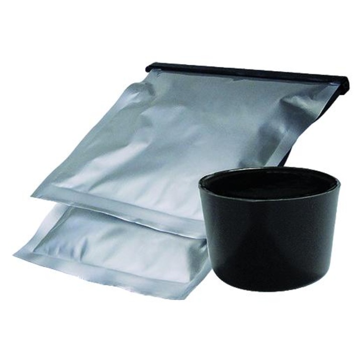 Rasina poliuretanica Cellpack, 286ml, neagra, pentru cabluri de telecomunicatii si cabluri de joasa tensiune din plastic