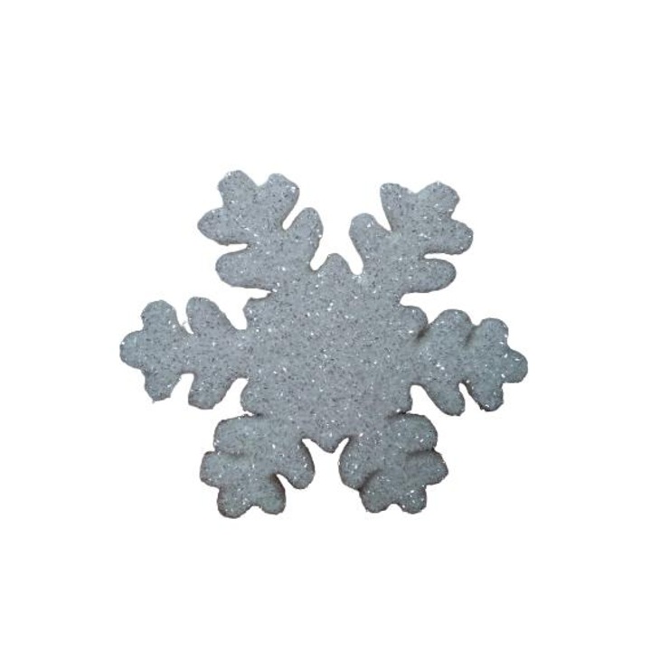 Accesoriu decorativ Oldex, fulg nea, alb