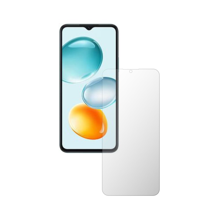 iSkinz Саморегенериращ се протектор за екран за Honor Play9C - Пълно покритие, Невидим Skinz UHD, Ултра прозрачен силикон с пълно покритие, Цялостно покритие на дисплея, Самозалепващ се и гъвкав