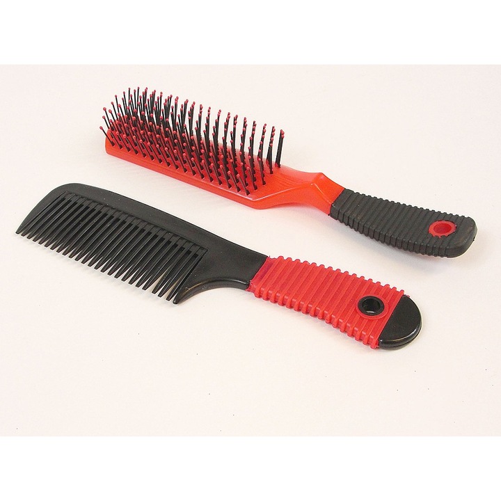 Set perie si pieptene, ONE DOLLAR, multicolor