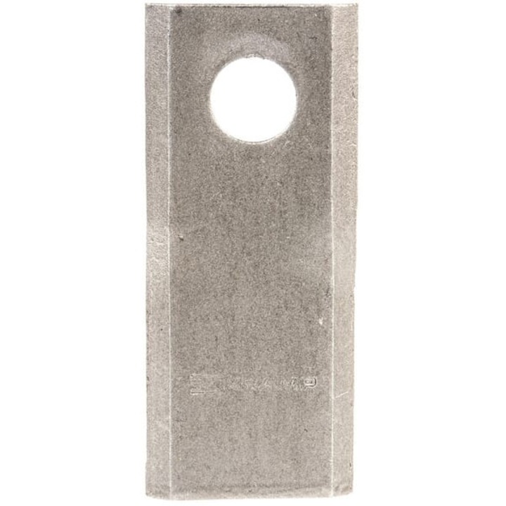 Lama cositoare rotativa stanga KRAMP, 107x45x4 mm, diametru 18.25 mm, pentru Kuhn/John Deere/New Holland