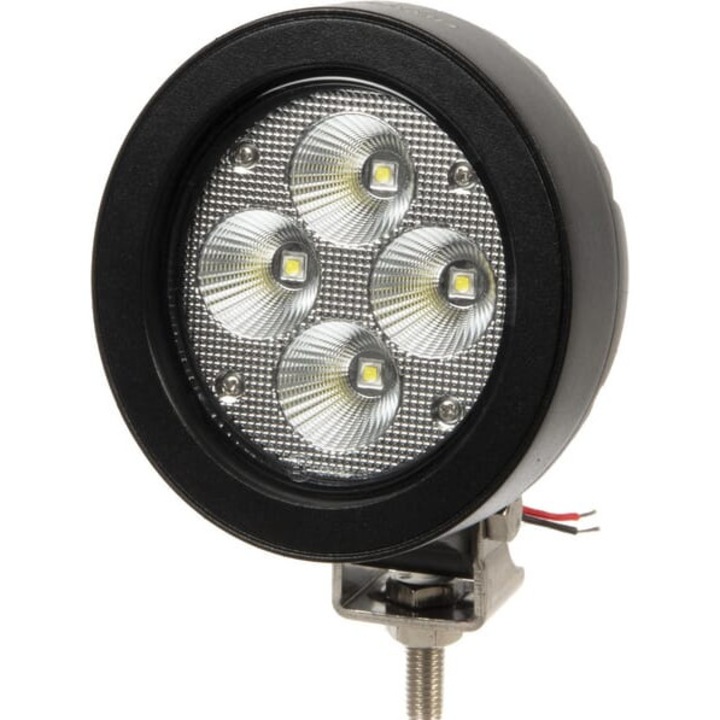 Lampa de lucru LED, KRAMP, 40W, 4500lm, 10/30V, alb, 110x145x93mm, 4 LED