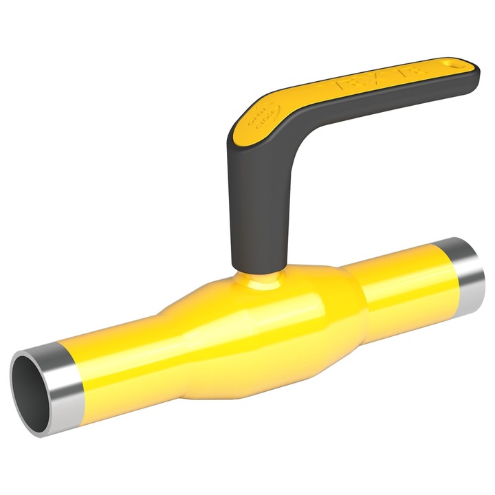 Vexve X gömbcsap DN40 PN40, hegeszthető, csökkentett átmérőjű