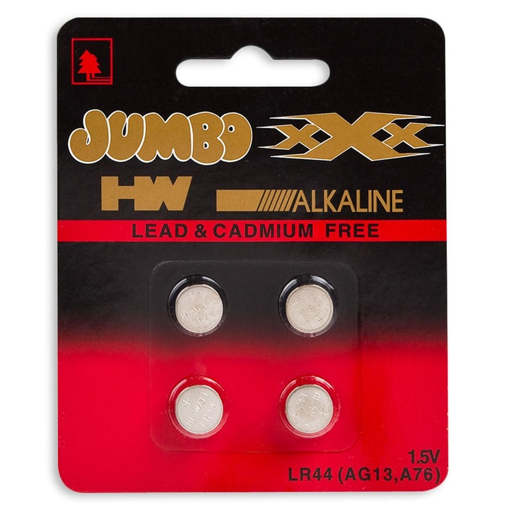 LR44 /AG13 / A76 gombelemek - 4 db