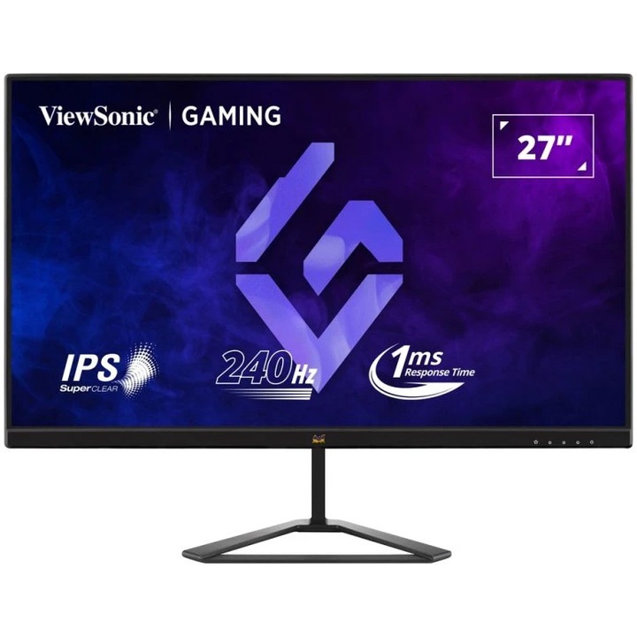 ViewSonic VX2779A-HD-PRO LED Monitor, 240Hz, Full HD, HDMI, DisplayPort, Fekete