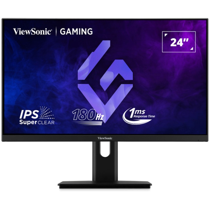 ViewSonic XG24G1 LED monitor, 180Hz, Full HD, HDMI, DisplayPort, Fekete