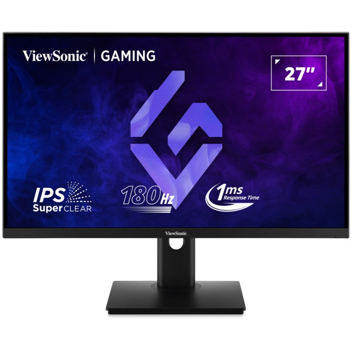 ViewSonic XG27G1 LED Monitor, 180Hz, Full HD, HDMI, DisplayPort, Fekete
