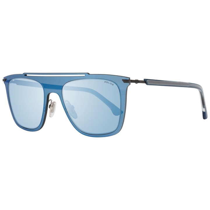Ochelari de Soare Barbati Police SPL581 52627B, Protectie UV400, Filtru Solar Categoria 4, Include Carcasa Oficiala