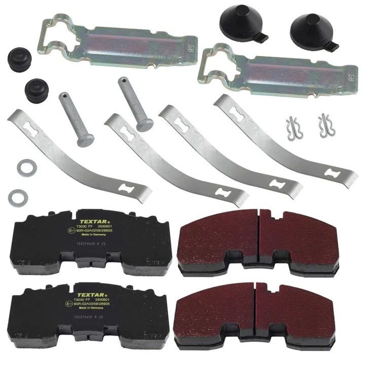 Fékbetét készlet, tárcsafék TEXTAR 2930601