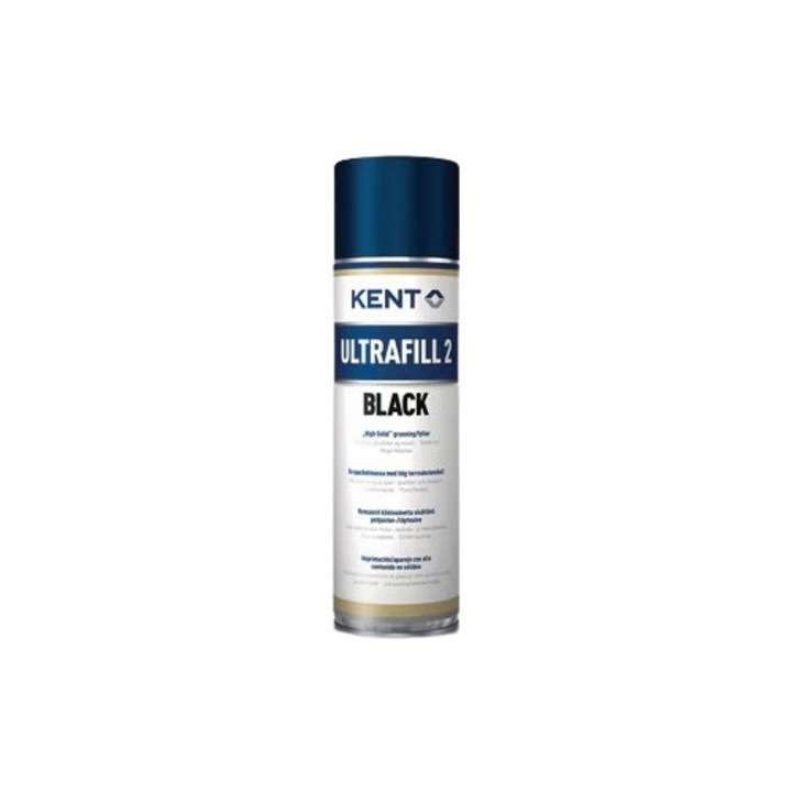 Spray Grund Ultrafill 3 Black 500 ml, KENT 87051