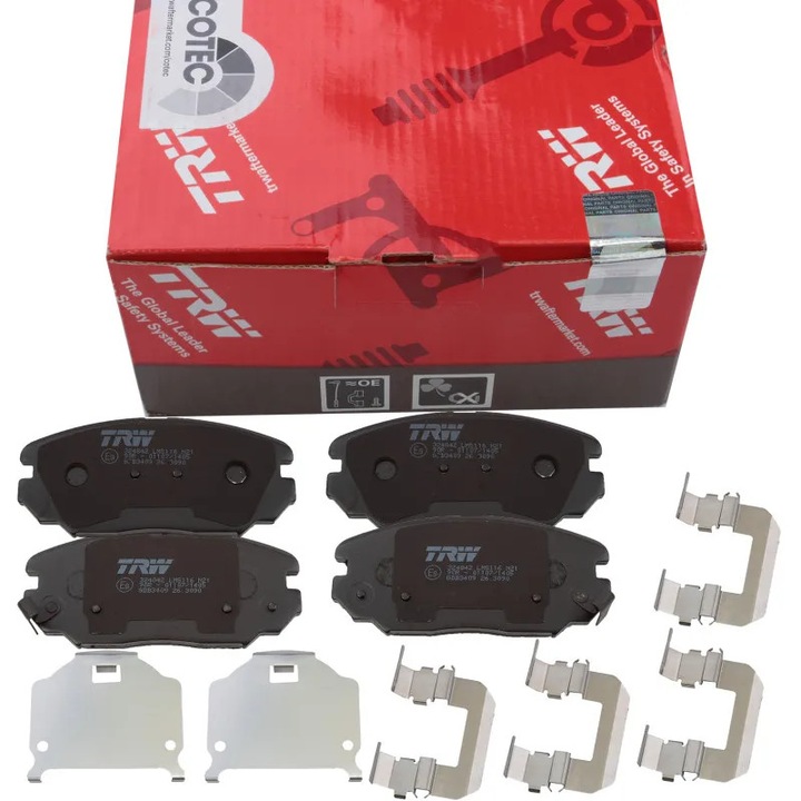 Fékbetét készlet, tárcsafék TRW GDB3409