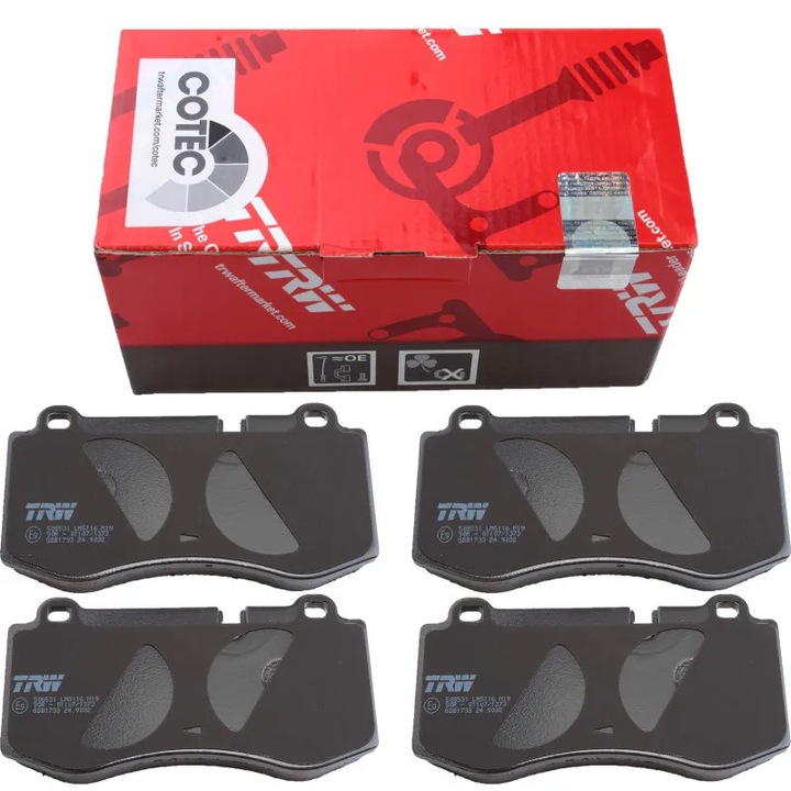 TRW GDB1733 féktárcsa, fékbetét készlet