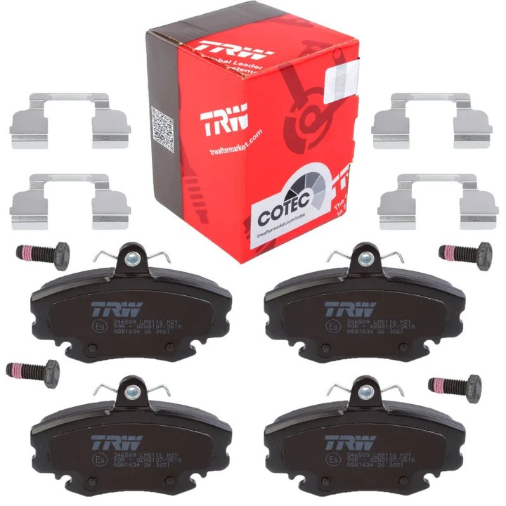 TRW GDB1634 féktárcsa betétkészlet