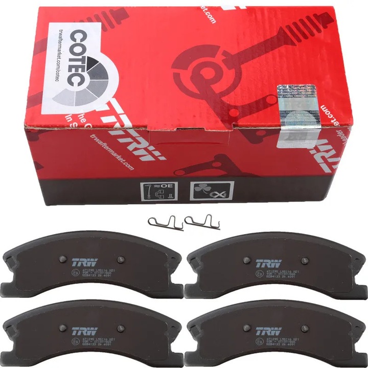 TRW GDB4133 tárcsafékbetét készlet