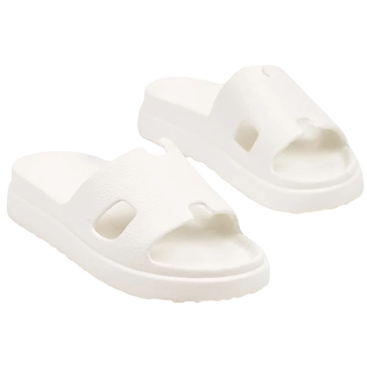 Papuci dama, Permani, Spuma EVA, Alb