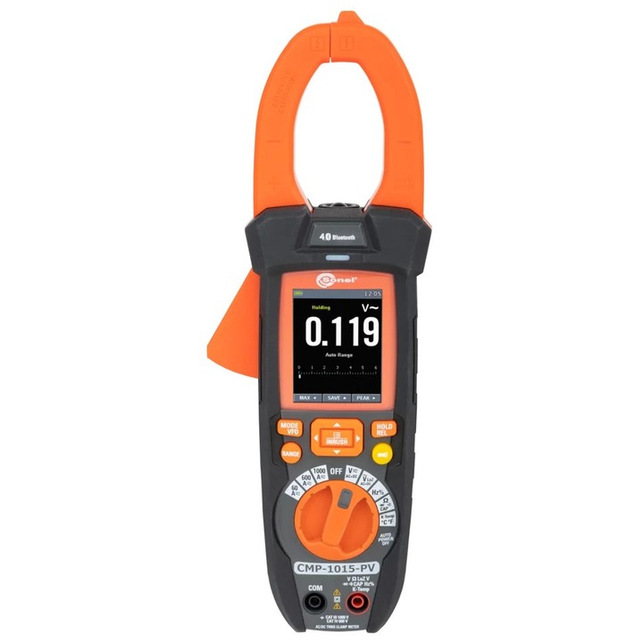 Clampmetru digital pentru instalatii fotovoltaice Sonel CMP-1015-PV, multifunctional, ecran luminos, 1500V, compact