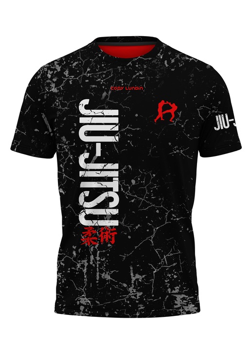 Férfi dzsúdó póló 33.44, rövid ujjú, többszínű