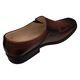 Pantofi Barbatesti Din Piele Naturala Maro Cu Calapod Lat, Fara Siret, Talpa TR Flexibila Cu Toc De 2cm, Confort Zilnic, Produs 100% Romanesc, SCV, Marimea 40