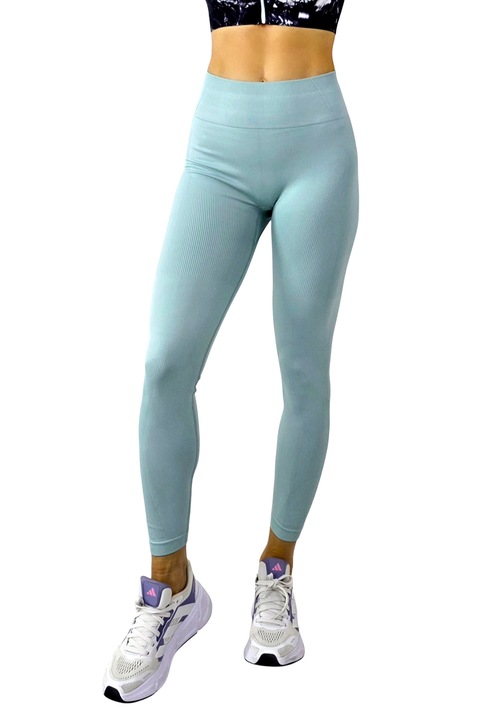 Colanti fitness LYMON, cu banda elastica si push up, Vernil, Marimea universala S/M, FashionForYou