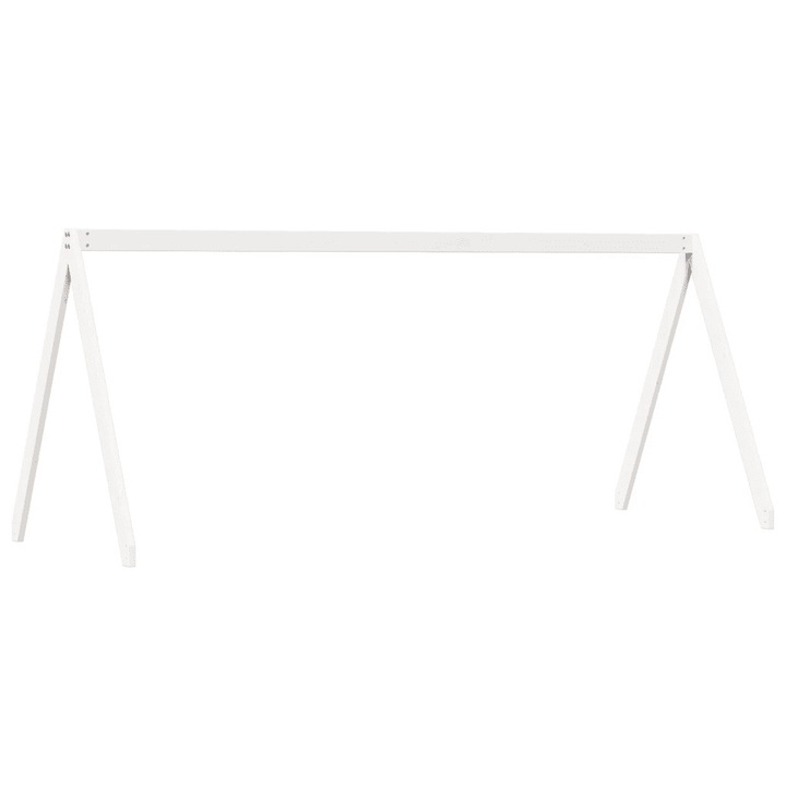 Baldachin pentru pat de copil, vidaXL, 209x85,5x88 cm, lemn de pin